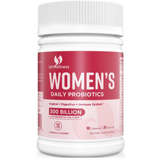 PROBIOTICOS CON ENZIMAS DIGESTIVAS Y COMPLEJO URINARIO  PARA MUJERES  12 CEPAS 300 BILLONES CFU 60 CAPSULAS ISTWELLNESS