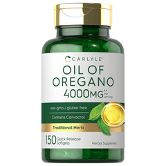 ACEITE DE OREGANO CARLYLE 4,000 MG 150 CAPSULAS BLANDAS SIN GMO