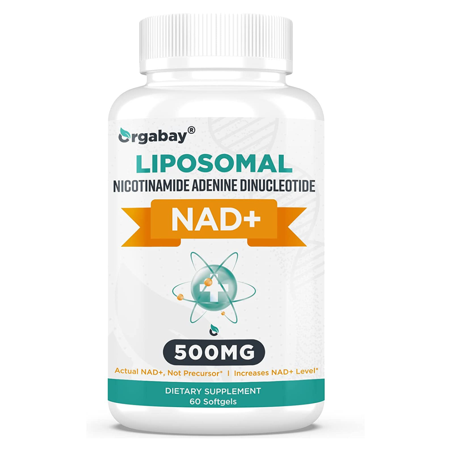 NAD+NICOTINAMIDE RIBOSIDE LIPOSOMAL  500 MG 60 CAPSULAS BLANDAS ORGABAY