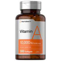 VITAMINA A X10,000 IU 300 CAPSULAS BLANDAS UPNOURISH