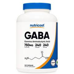 GABA  750 MG 240 CAPSULAS NUTRICOST