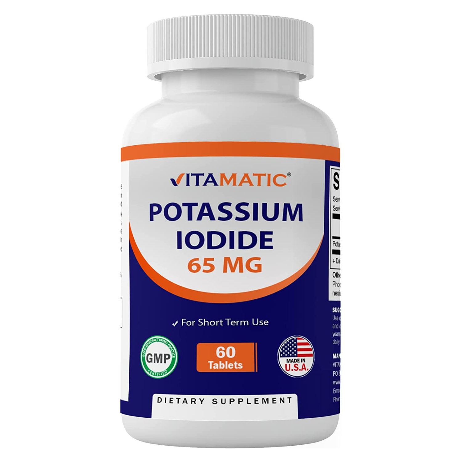 YODURO DE POTASIO  65 MG 60 TABLETAS VITAMATIC