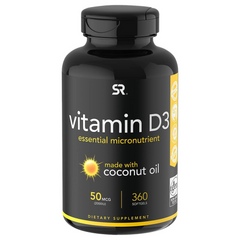 VITAMINA D3 2,000 IU 360 CAPSULAS BLANDAS  SPORTS RESEARCH