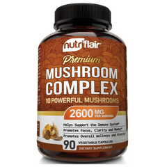 HONGOS COMPLEX 2600 MG 90 CAPSULAS VEGETALES NUTRIFLAIR MUSHROOM