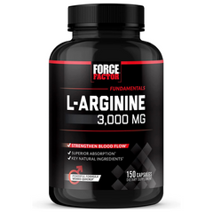 L ARGININA CON BIOPERINA 3000 MG 5 MG 150 CAPSULAS FORCE FACTOR