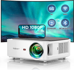 PROYECTOR PORTATIL MULTIMEDIA YABER V6 9500 LUMENS LED 300 PULGADAS