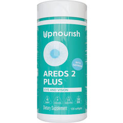 AREDS 2 PLUS 763 MG + VITAMINA C + VITAMINA E  120 CAPSULAS BLANDAS UPNOURISH