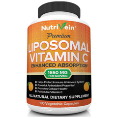 VITAMINA C LIPOSOMAL 1650 MG 180 CAPSULAS VEGETALES NUTRIVEIN