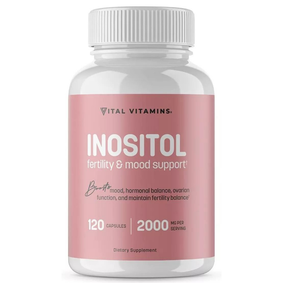 Inositol Cap MYO INOSITOL 2000 MG 120 CAPSULAS SIN GMO VEGANO VITAL VITAMINS – Bexo Perú