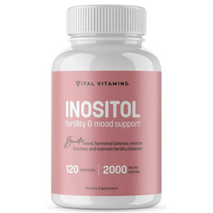 MYO INOSITOL 2000 MG 120 CAPSULAS SIN GMO VEGANO VITAL VITAMINS