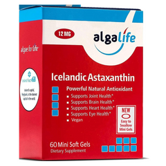 ASTAXANTINA ISLANDESA 12 MG 60 CAPSULAS BLANDAS VEGANO ALGALIFE