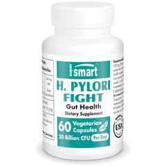 H PYLORI FIGHT 20 BILLONES CFU 60 CAPSULAS VEGETALES VEGANO SIN GMO SUPERSMART