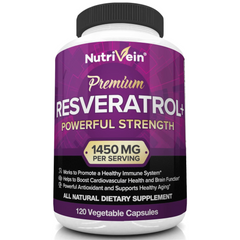 RESVERATROL TRANS 1450 MG 120 CAPSULAS SIN GMO NUTRIVEIN