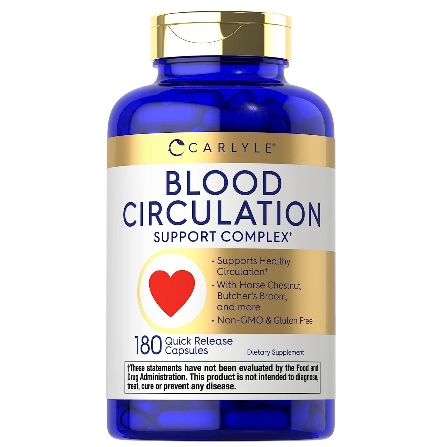 COMPLEJO DE CIRCULACIÓN SANGUÍNEA CON EXTRACTO DE CASTAÑO DE INDIAS CARLYLE 300 MG 180 CAPSULAS SIN GMO BLOOD CIRCULATION COMPLEX WITH HORSE CHESTNUT EXTRACT