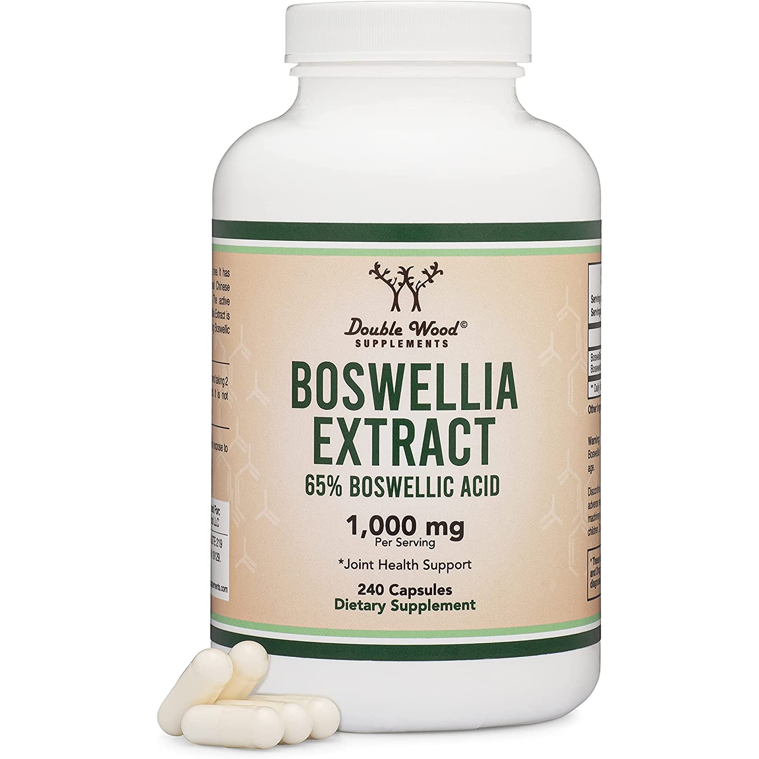 EXTRACTO DE BOSWELLIA DOUBLE WOOD 1000MG 240 CAPSULAS