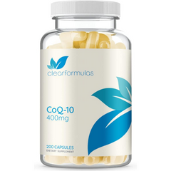 COENZIMA Q10 400 MG UBIQUINOL COQ10 200 CAPSULAS CLEARFORMULAS