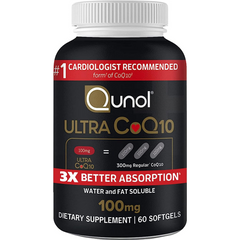 COENZIMA Q10 ULTRA 100 MG UBIQUINOL COQ10 60 CAPSULAS BLANDAS QUNOL