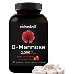 D MANOSA 2000 MG CON CRANBERRY CONCENTRADO 400 MG  240 CAPSULAS NATUREBELL