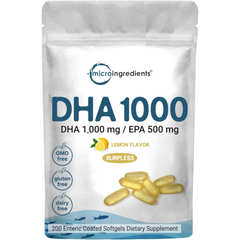 FISH OIL OMEGA 3 1580 MG CON EPA 500 MG Y DHA 1000 MG200 CAPSULAS BLANDAS MICROINGREDIENTS