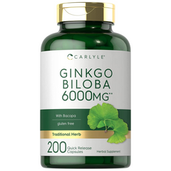 GINKGO BILOBA CARLYLE 6,000 MG 200 CAPSULAS