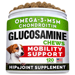 GLUCOSAMINE CHEWS GLUCOSAMINA 30000 MG CON CONDROITINA 3000 MG Y OMEGA 3 108000 MCG  120 CAPSULAS BLANDAS STRELLA LAB