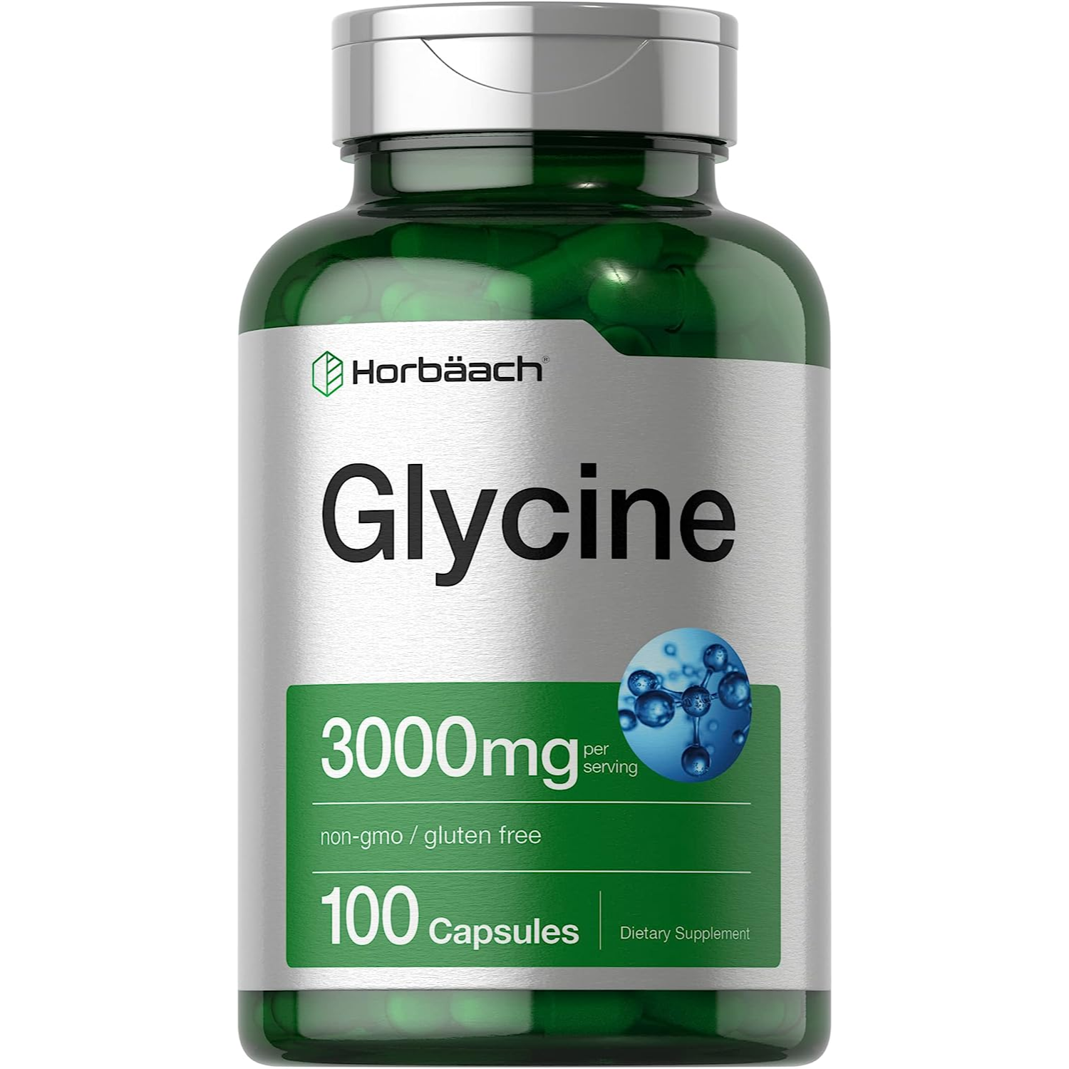 GLICINA HORBAACH 3000 MG 100 CAPSULAS GLYCINE