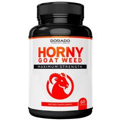 HORNY GOAT WEED 1495 MG 60 CAPSULAS SIN GMO DORADO NUTRITION