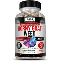 HORNY GOAT WEED 1000 MG 60 CAPSULAS KAYA NATURALS