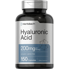 ÁCIDO HIALURONICO HORBAACH  200 MG HYALURONIC ACID 150 CAPSULAS SIN GMO