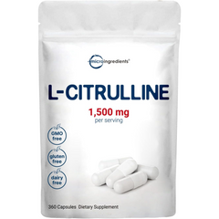 CITIRULINA MICROINGREDIENTS 1500 MG 360 CAPSULAS SIN GMO