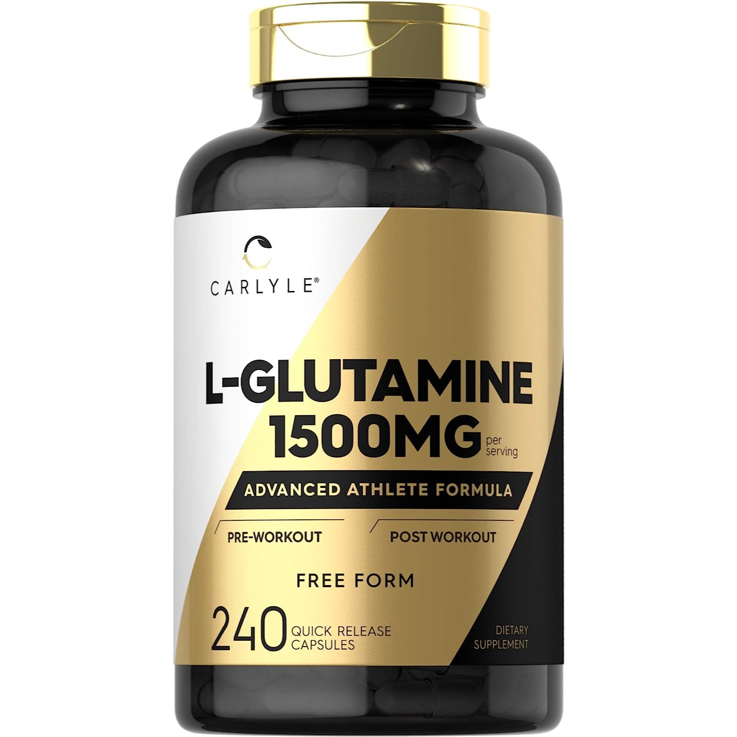 GLUTAMINA CARLYLE 1,500 MG 240 CAPSULAS SIN GMO