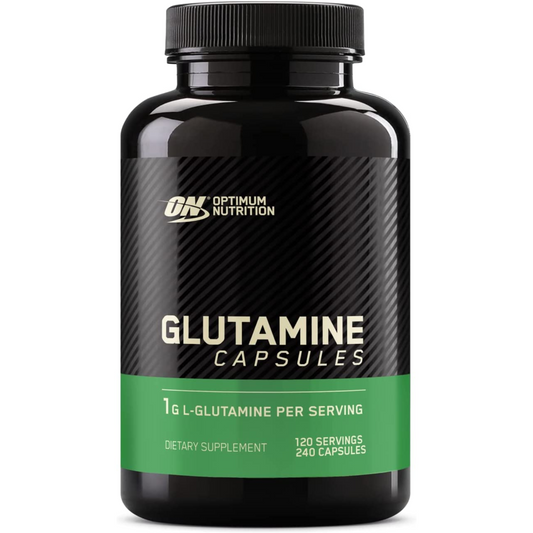GLUTAMINE GLUTAMINA  1000 MG 240 CAPSULAS OPTIMUN NUTRITION
