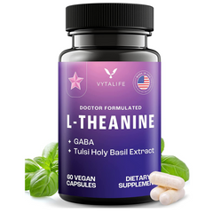 TEANINA  800 MG 60 CAPSULAS VEGETALES VEGANO VYTALIFE