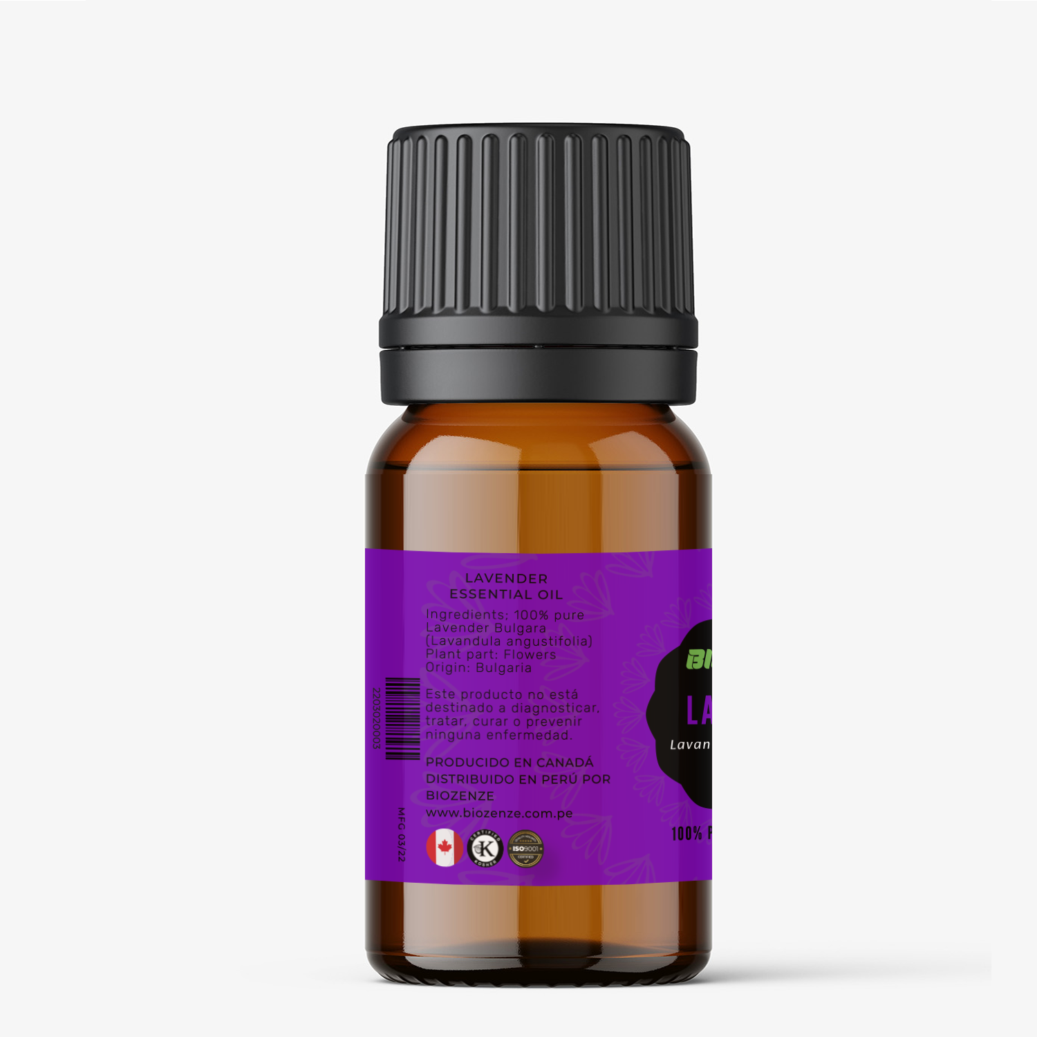 Aceite Esencial de Lavanda 15ml BIOZENZE