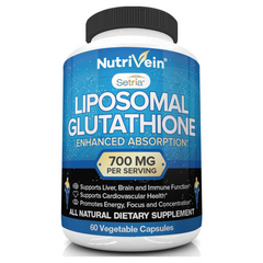 GLUTATIÓN LIPOSOMAL 700 MG 60 CAPSULAS VEGETALES NUTRIVEIN GLUTATHIONE