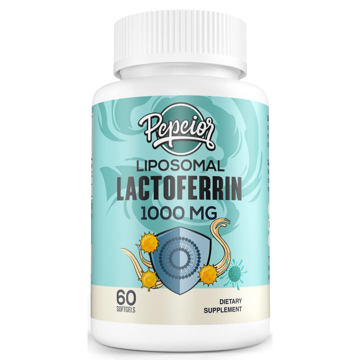 LACTOFERRIN LIPOSOMAL 1000 MG 60 CAPSULAS BLANDAS SIN GMO PEPEIOR