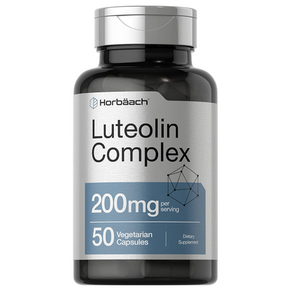 LUTEOLIN COMPLEX COMPLEJO DE LUTEOLINA 200 MG 50 CAPSULAS VEGETALES SIN GMO HORBAACH