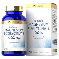 BISGLICINATO DE MAGNESIO CARLYLE 665 MG 250 CAPSULAS SIN GMO