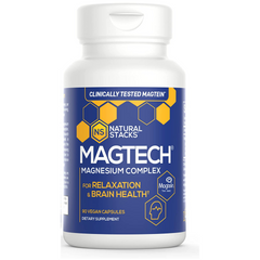 MAGTECH MAGNESIO COMPLEX 200 MG 90 CAPSULAS SING GMO VEGANO NATURAL STACKS