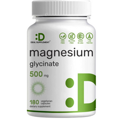 GLICINATO DE MAGNESIO 500 MG 180 CAPSULAS DEAL SUPPLEMENTS