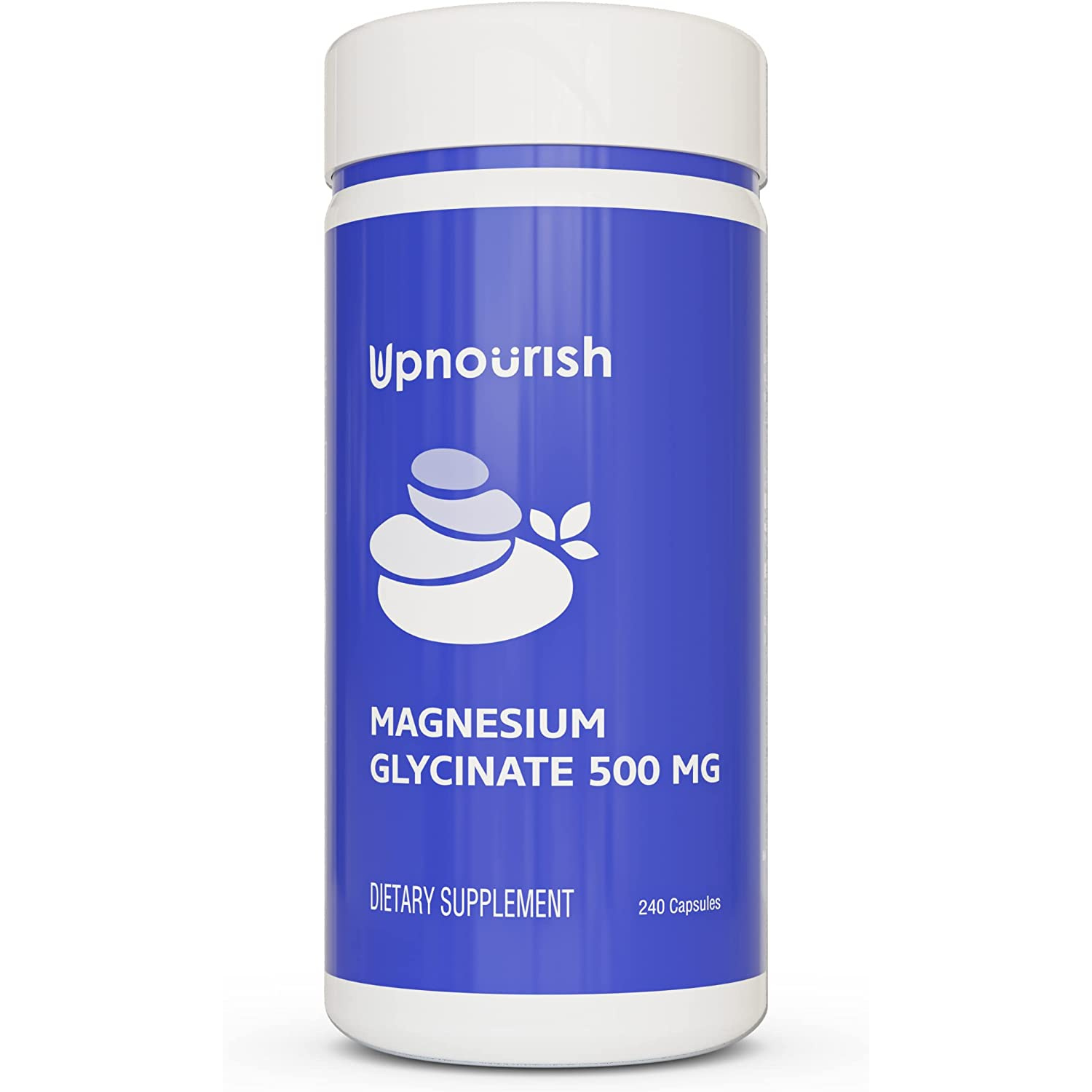 GLICINATO DE MAGNESIO 500 MG 240 CAPSULAS VEGANO SIN GMO UPNOURISH