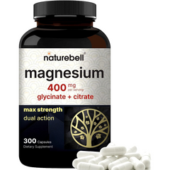 GLICINATO DE MAGNESIO CON CITRATO NATUREBELL 400 MG 300 CAPSULAS