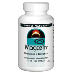 TREONATO DE MAGNESIO  667 MG 180 CAPSULAS SOURCE NATURALS