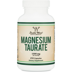 TAURATO DE MAGNESIO 1,500 MG 210 CAPSULAS DOUBLE WOOD