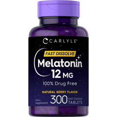 MELATONINA CARLYLE 12 MG  300 TABLETAS SUBLINGUALES