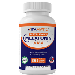 MELATONINA 5 MG 365 TABLETAS VITAMATIC