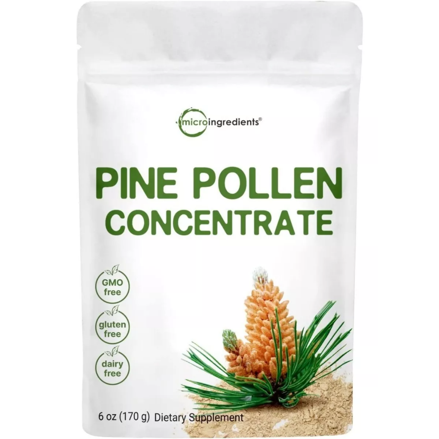 CONCENTRADO DE POLEN DE PINO MICROINGREDIENTS 170 GR PINE POLLEN CONCENTRATE