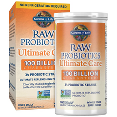 POBIOTICOS RAW  34 CEPAS 100 BILLONES CFU 30 CAPSULAS GARDEN OF LIFE