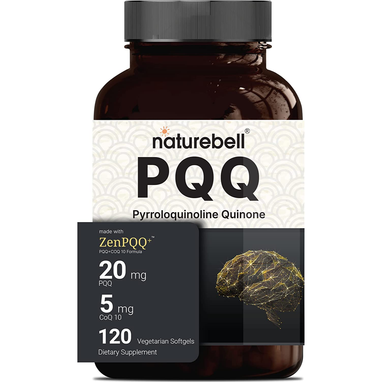 PQQ CON COQ 10 25 MG 120 CAPSULAS NATUREBELL