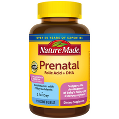 PRENATAL ACIDO FOLICO CON DHA 520 MG 110 CAPSULAS BLANDAS NATURE MADE